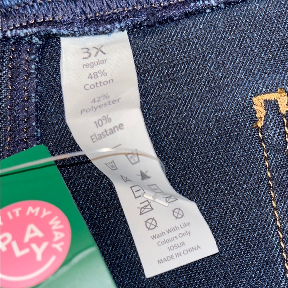 HALARA Women's Dark Blue Flare Jeans - Picture 4 of 4